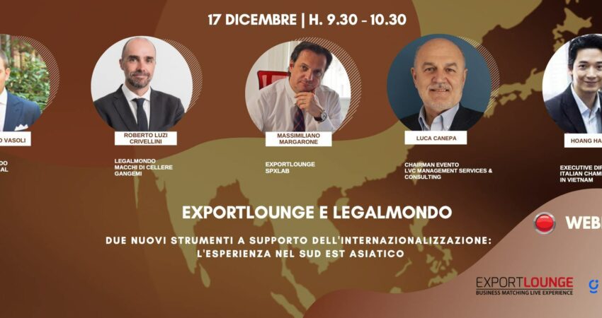 ExportLounge e LegalMondo